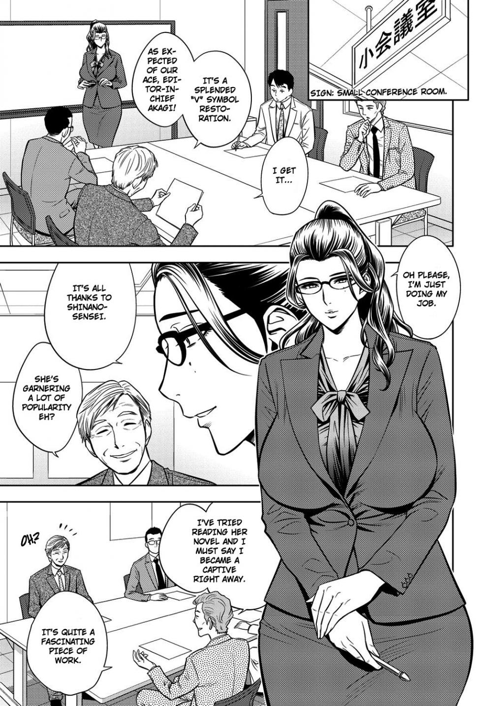 Hentai Manga Comic-Beautiful Editor-in-Chief's Secret-Chapter 7 - Dual wielding-7